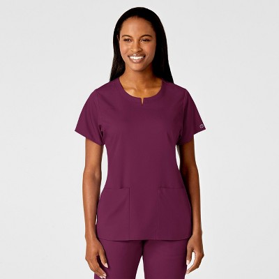 Wink PRO Women's 4 Pocket Notch Neck Scrub Top