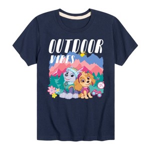Boys' - Paw Patrol - Outdoor Vibes Short Sleeve Graphic T-Shirt - 1 of 4
