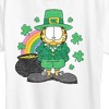 Women's - Garfield - Rainbow Shamrocks Short Sleeve Graphic T-Shirt - 2 of 4