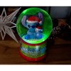 Silver Buffalo Disney Lilo & Stitch "Season's Greetings" Light-Up Snow Globe | 6 Inches Tall - 4 of 4