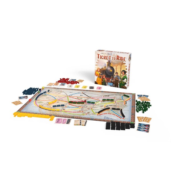 Asmodee Ticket to Ride - Juego de mesa renovado: Juego de estrategia y guerra, de 2 a 5 jugadores, 30-60 minutos, enfoque en geografía 4