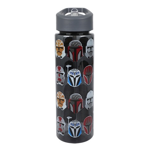Star Wars Stormtroopers & Wookies 24 Oz Single Wall Gray Plastic Water  Bottle