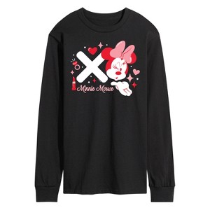 Men's - Disney - XO Minnie Mouse Long Sleeve Graphic T-Shirt - 1 of 4