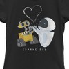 Girl's Wall-E Eve Christmas Lights T-Shirt - 2 of 4