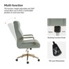 Siivio Modern Leather Swivel Tilting Office Chair with Channel Tufted|HULALA HOME - 4 of 4