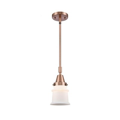 Canton - 1 Light Stem Hung Mini Pendant In Industrial Style-11.13 Inches Tall and 6.5 Inches Wide
