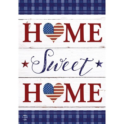 Briarwood Lane Patriotic Home Sweet Home Double-Sided Garden Flag