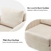 Set of 2 Deionides Tufted Wooden Upholstered Comfy Club Chair For Bedroom And Living Room With Wood Legs| ART OF LIVING DESIGNS - 4 of 4