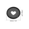 Unique Bargains Plastic DIY Notebook Planner Heart Book Binding Discs 22 Pcs - 2 of 4