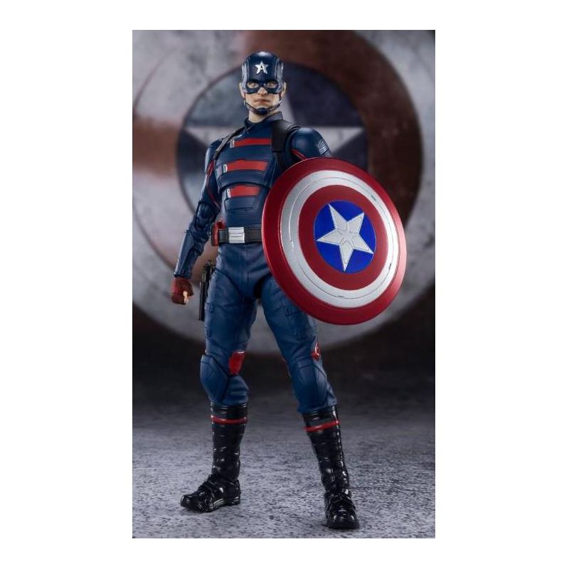 Captain America John Walker S.H. Figuarts | Bandai Tamashii Nations | Marvel Action figures, 1 of 6