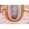 Copper Pearl Bloom Knit Swaddle Blanket - 3 of 4
