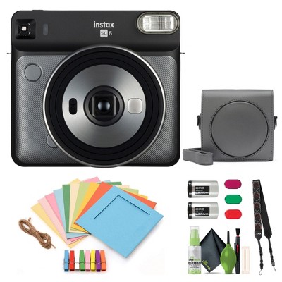 Fujifilm Instax Square Sq6 - Instant Film Camera - Graphite 