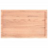 vidaXL Table Top Light Brown 39.4"x23.6"x(0.8"-1.6") Treated Solid Wood Oak - 4 of 4