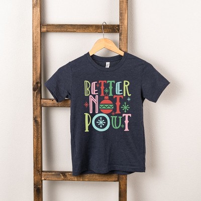 The Juniper Shop Better Not Pout Colorful Toddler Short Sleeve Tee