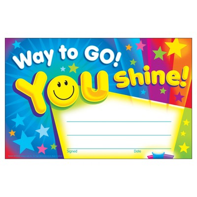 Trend Way to Go! You Shine! Recognition Awards, 30 ct (Case of 4)