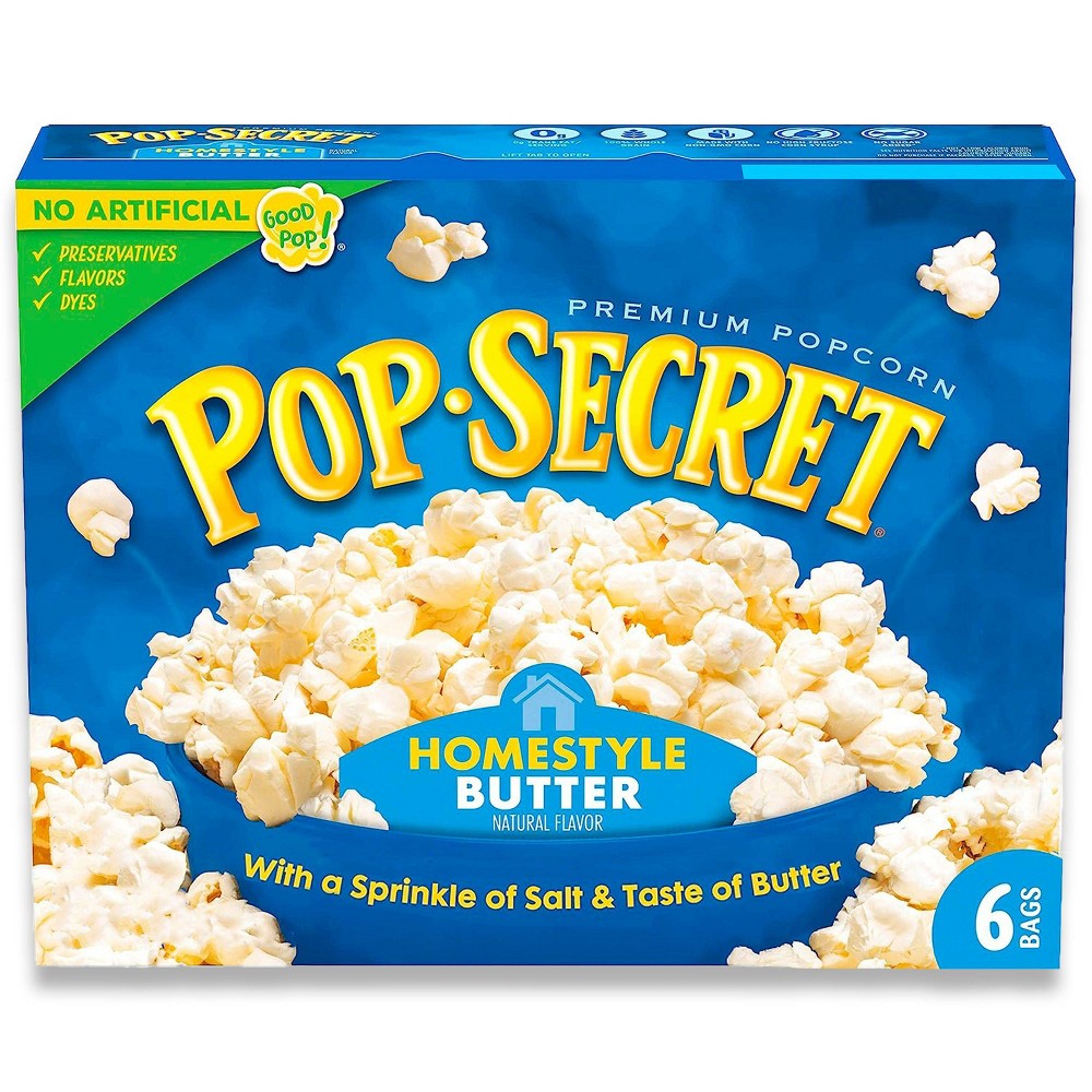 GTIN 023896246901 product image for Pop Secret Homestyle Microwave Popcorn -3.2oz/ 6ct | upcitemdb.com