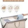 160L Collapsible Laundry Hamper with Wheels, Rolling Laundry Basket, Heavy Duty Laundry Sorter with Removable Bag - 2 of 4