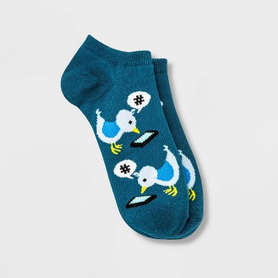 Women's Bluebird Low Cut Socks - Xhilaration™ Blue 4-10