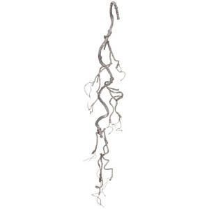 Sullivans Artificial Staghorn With Glitter Garland 35"L Silver - 1 of 2
