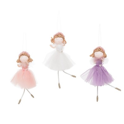 C&F Home Curly Hair Ballerinas Ornament, A/3