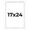 PosterPalooza | Modern Shadow Box 1" Depth White Picture Frame - UV Acrylic, Backing, Hanging Hardware - 2 of 4
