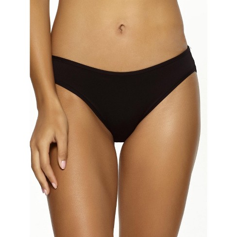 Felina Women's Blissful Basic Bikini Panty (black, 1x-2x) : Target