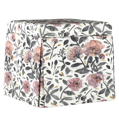 target floral ottoman