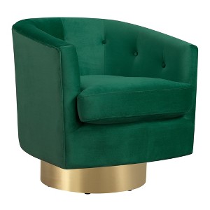 Carolina Swivel Accent Chair Emerald - Picket House Furnishings, Green