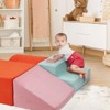 Foam Climbing Blocks for Toddlers,Climbing Blocks Set,Foam Gym Activity Shapes for Indoor Playground - 3 of 4