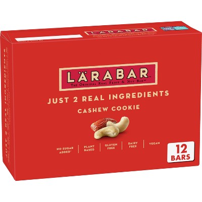 Larabar Cashew Cookie Snack Bar - 12ct/20.4oz