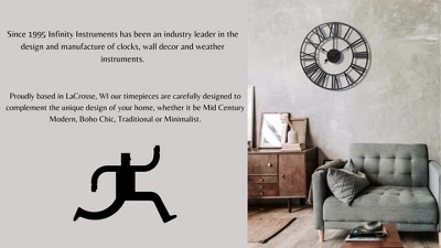 9.5" Dark Brown Quartz Grandfather-Style Tabletop Clock