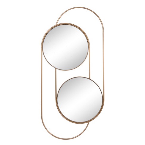 Contemporary Metal Round Decorative, Circular Decorative Wall Mirror Target