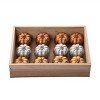 Transpac Resin 6.5 in. Multicolor Harvest Metallic Pumpkins In Crate Set of 12 - 2 of 4
