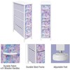 Sorbus 4 Drawers Narrow Dresser - with Steel Frame, Wood Top & Easy Pull Fabric Bins for Small Spaces, Closets, Bedroom, Bathroom & Laundry - 4 of 4