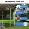 Aukfa Trampoline with Safety Enclosure Net, Outdoor Trampoline Set with Ladder for Backyard Fun for Adults/Kids - 4 of 4