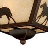 Vaxcel Trail 3 - Light Flush Mount in  Burnished Bronze - 4 of 4