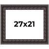 PosterPalooza | 3.5" Wide Ornate Black Picture Frame - UV Acrylic, Backing Board, Hanging Hardware Included - 2 of 4