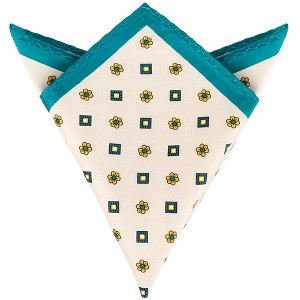 INSPIRE CHIC Men's Classic Modern Geometric Pocket Squares - 1 of 4