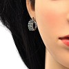 RMZ GOLD NYC 18K Gold-Filled Emerald Crystal Pavé Earrings – High-Polish Finish - 3 of 3