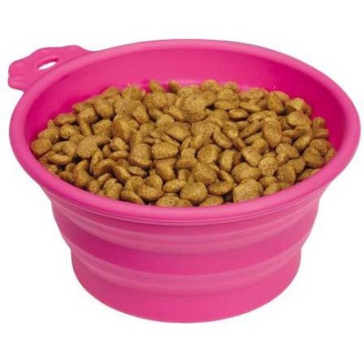 Guardian Gear Bend-A-Bowl Collapsible Bowls, Medium, Pink