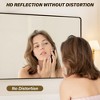 Bathroom Mirror, Black Wall Mirror, Rectangle Mirror for Wall, Black Mirror for Bathroom or Bedroom - 3 of 4