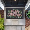 Stupell Industries Merry Christmas with Foliage Printed Outdoor Imitation Sisal Door Mat, design by Heather McLaughlin - 3 of 4