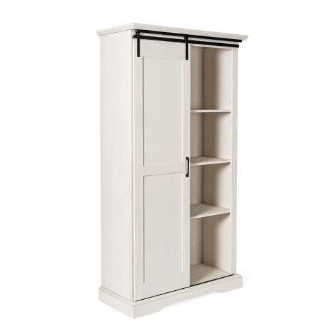 Flash Furniture WhiteGray Tall Organizer