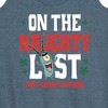 Women's - SpongeBob SquarePants - Plankton Naughty List Graphic Racerback Tank - 2 of 4