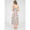 August Sky Women's Alfresco Print Smocked Midi Dress - 2 of 4