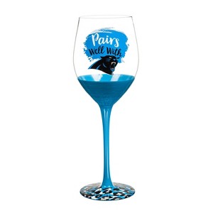 Evergreen Carolina Panthers, 17oz Boxed Stemware - 1 of 4
