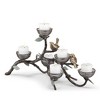 SPI Home Birds and Nests Candelabra – Sculpted Cast Aluminum Candleholder, 23" Wide Nature Accent - 3 of 3