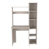 PAGED Writintg Desk with Two Superior Shelves, Spacious top surface to place Screen and Keyboard, Six Cubbies, White - 4 of 4
