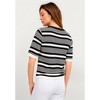 ellos Plus Size Short Sleeve Fine Knit Pullover - 3 of 3