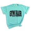 Simply Sage Market Gym Hair Varsity Garment Dyed Tee - 2 of 4